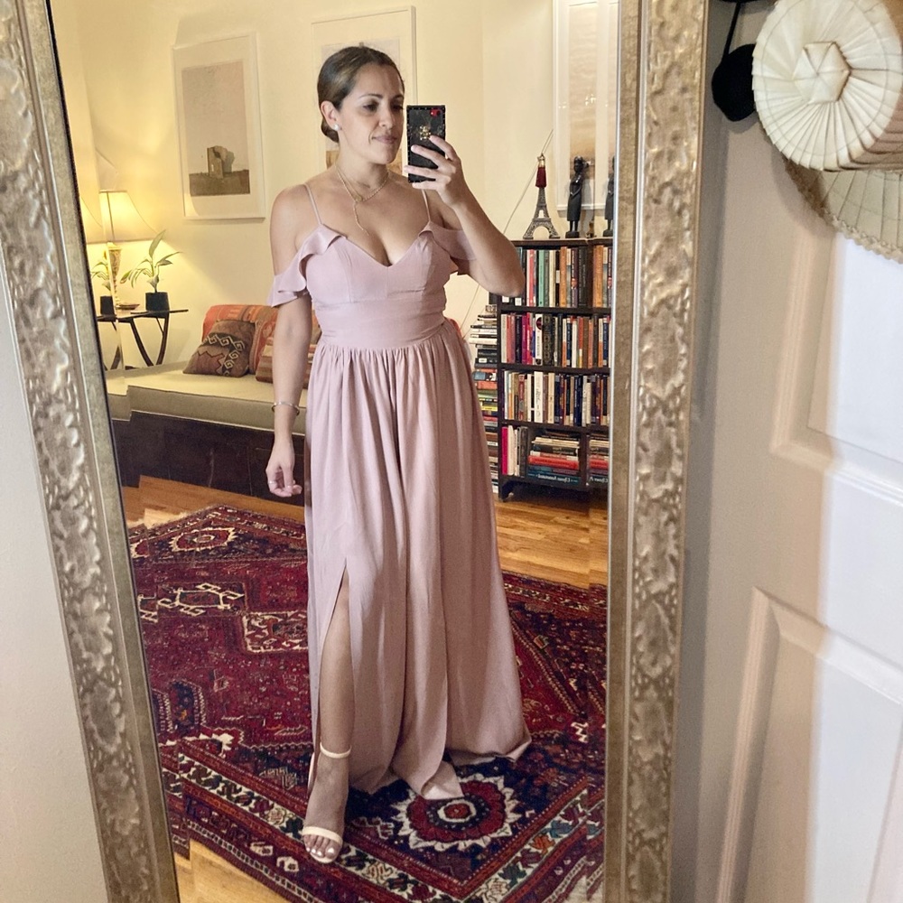 Amand Uprichard silk maxi, dull charm silk size S. New with tags.